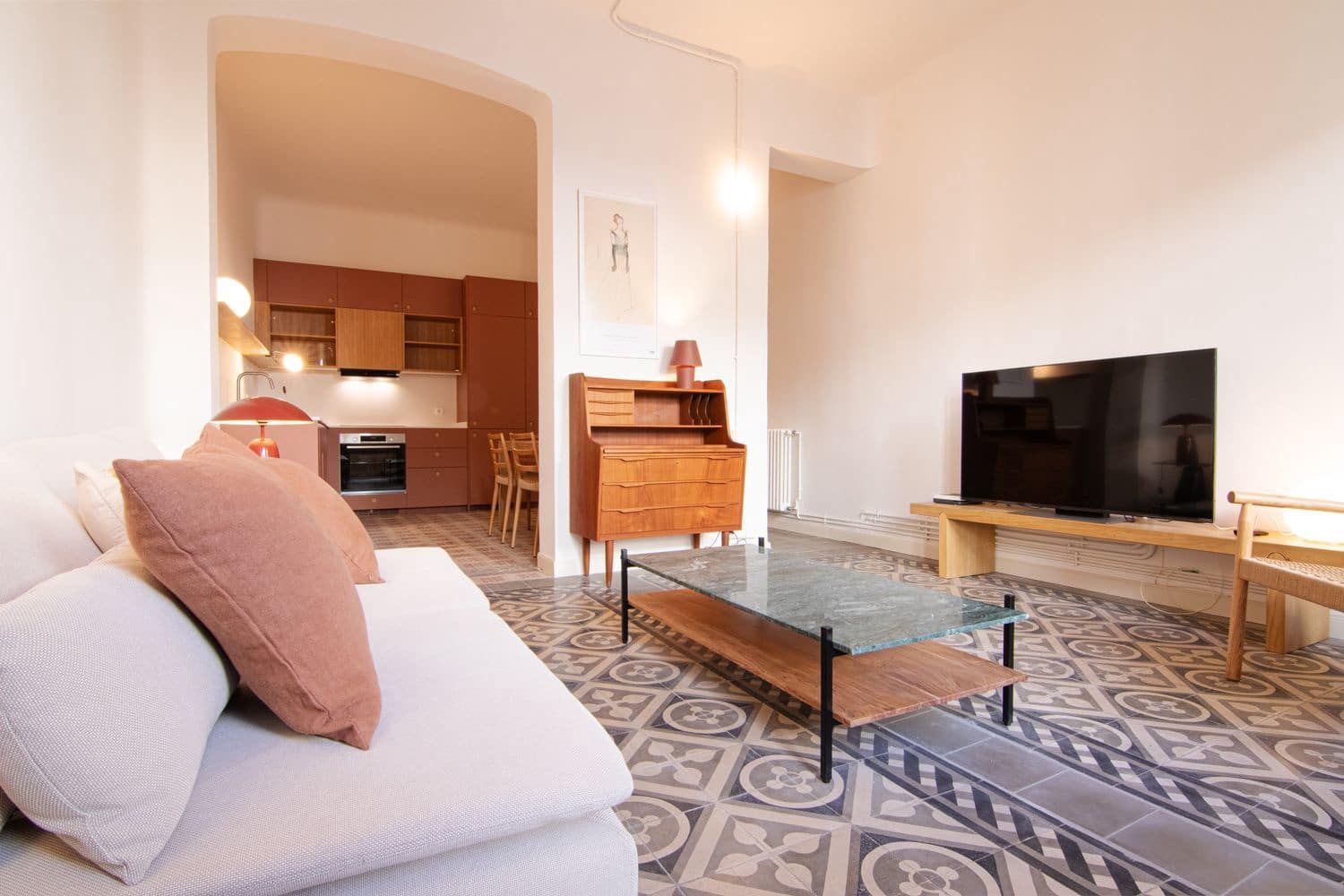 2 Zimmer Apartment zu vermieten in Madrid Stadt mit Garage - 2.600 € (Ref: 9465239)