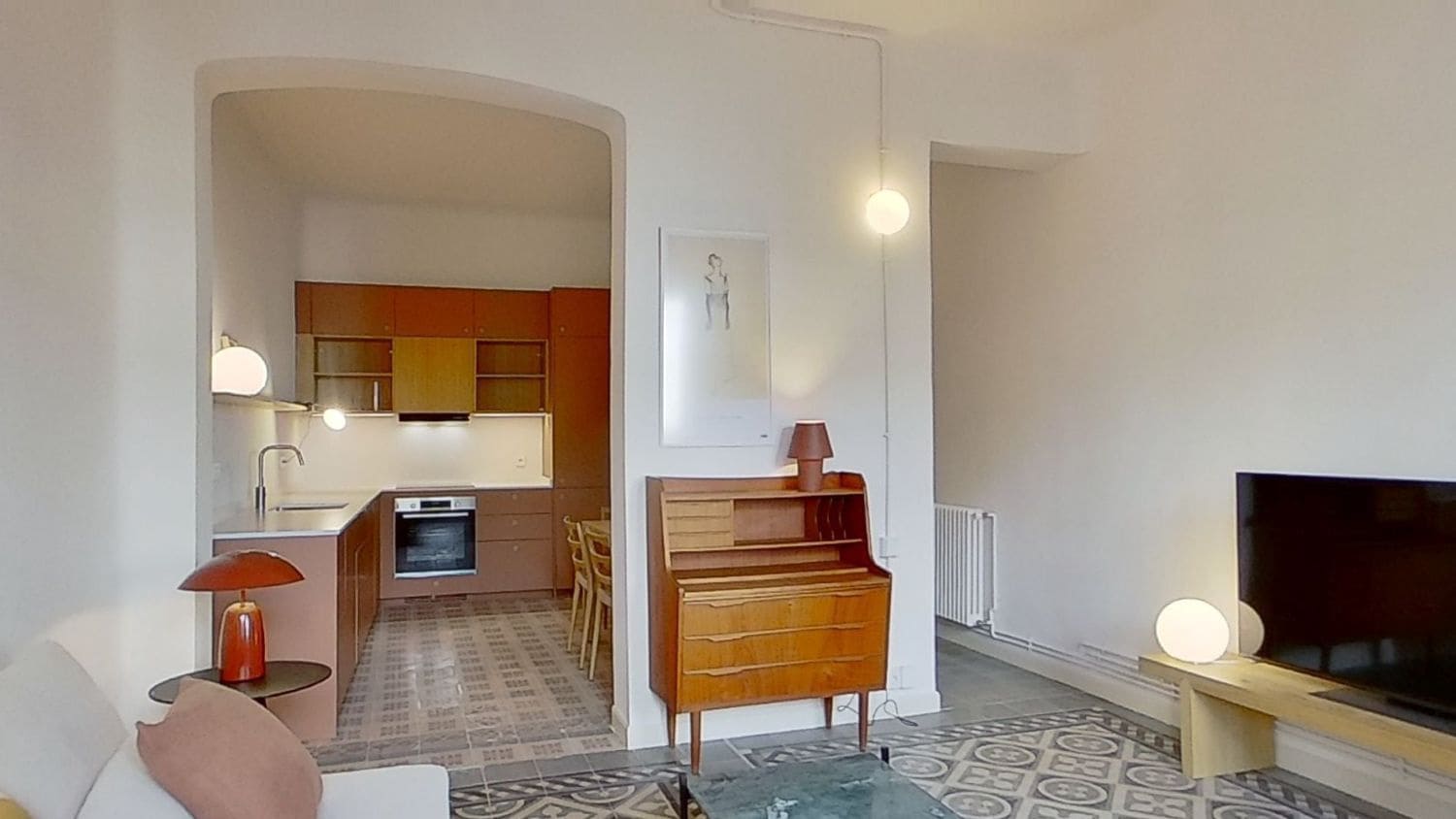 2 Zimmer Apartment zu vermieten in Madrid Stadt mit Garage - 2.600 € (Ref: 9465239)