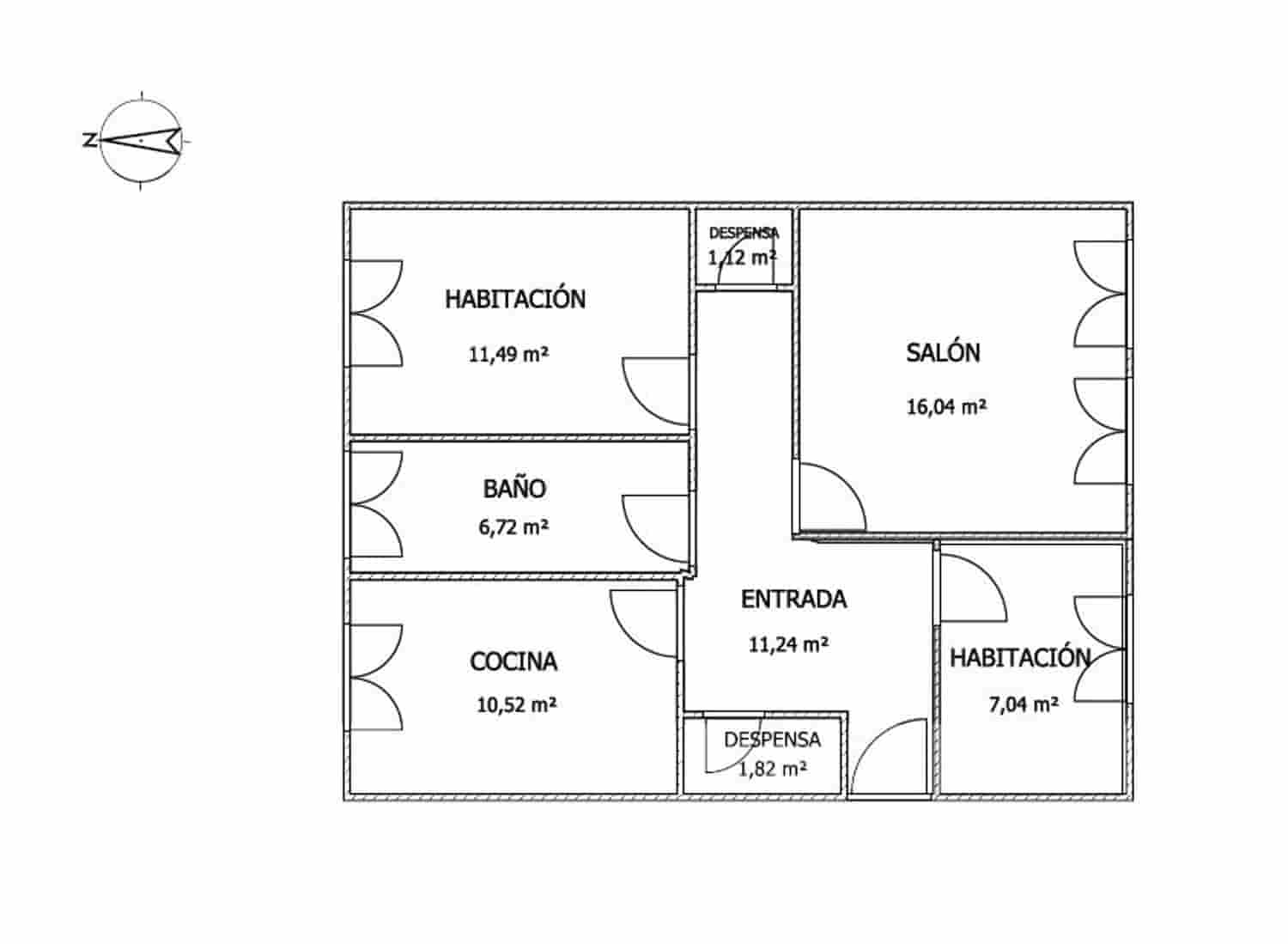 2 bedroom Apartment for sale in Gijon with garage - € 164,000 (Ref: 9496713)