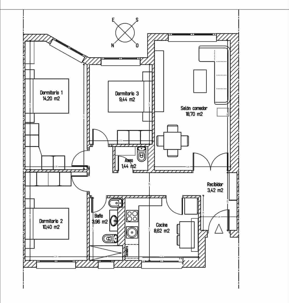 3 camera da letto Appartamento in vendita in Gijon con garage - 328.000 € (Rif: 9533232)