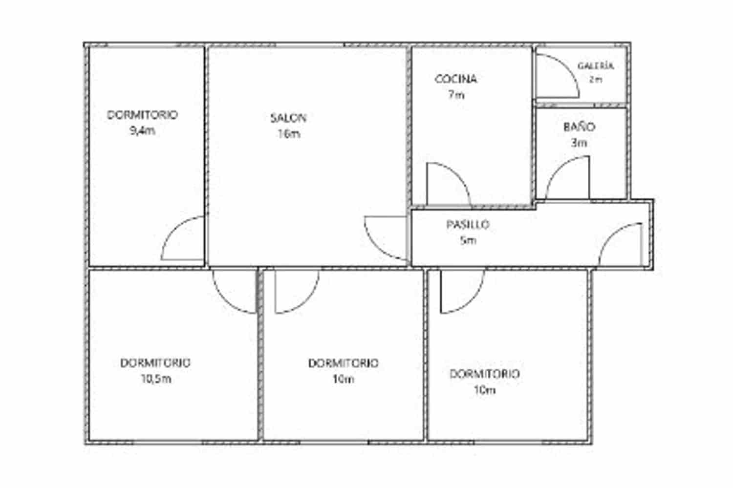 4 slaapkamer Appartement te koop in Aviles met garage - € 145.000 (Ref: 9547391)