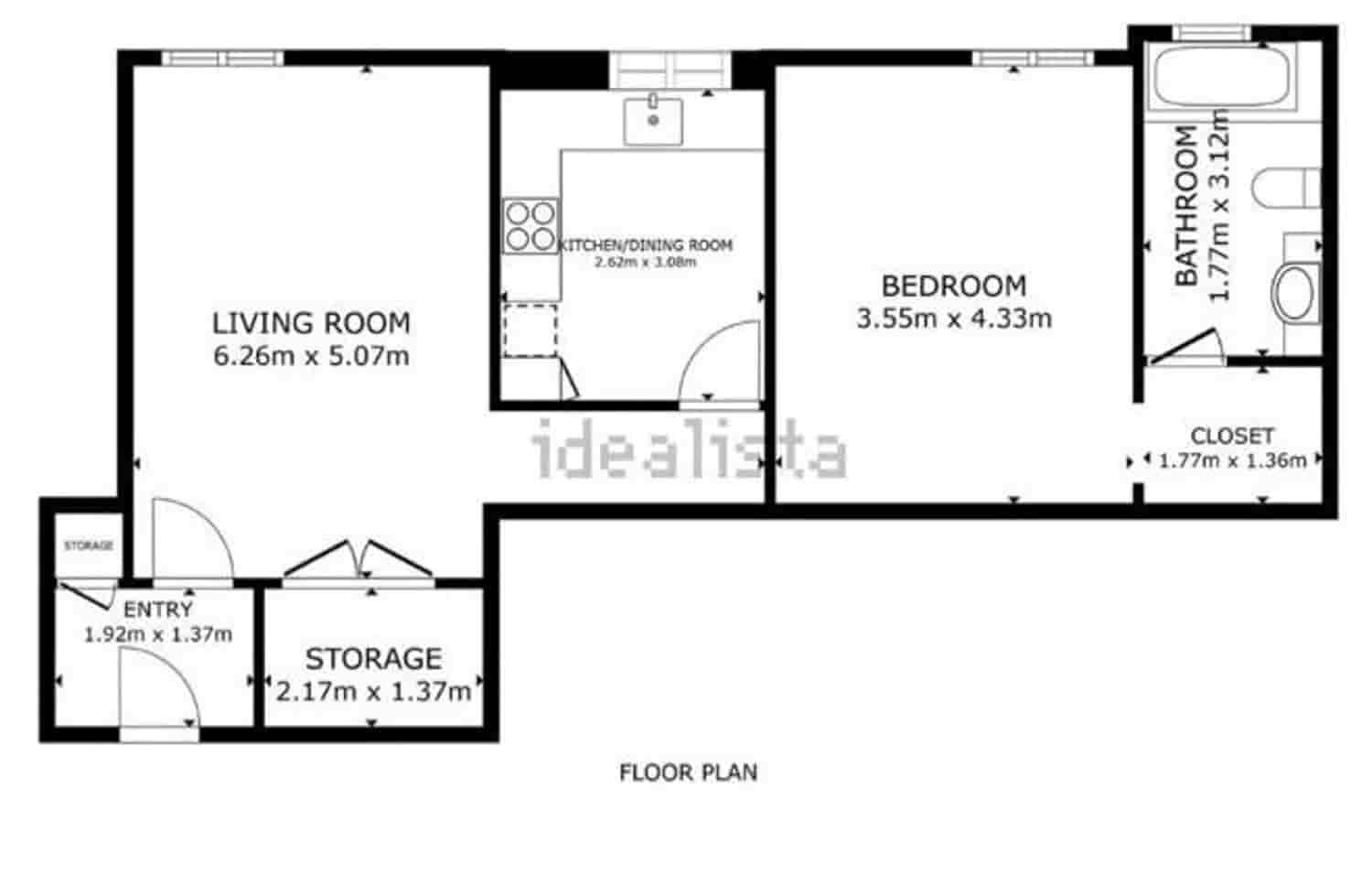 1 Zimmer Apartment zu vermieten in Oviedo mit Garage - 850 € (Ref: 9554380)