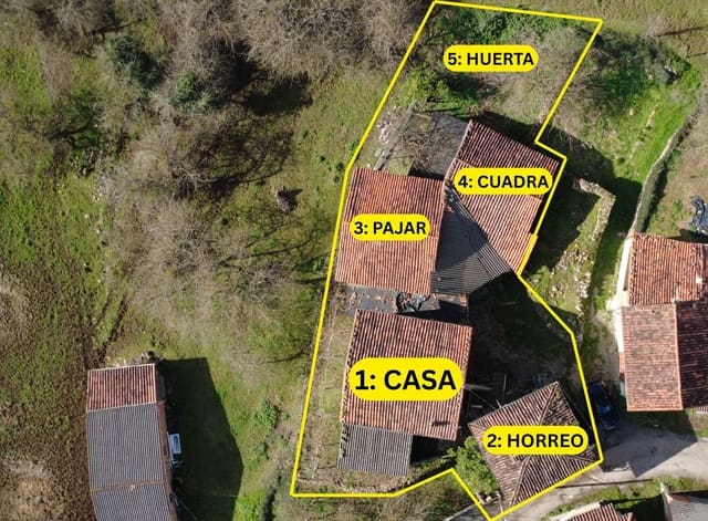 5 slaapkamer Finca/Landhuis te koop in Salas met garage - € 87.900 (Ref: 9554382)