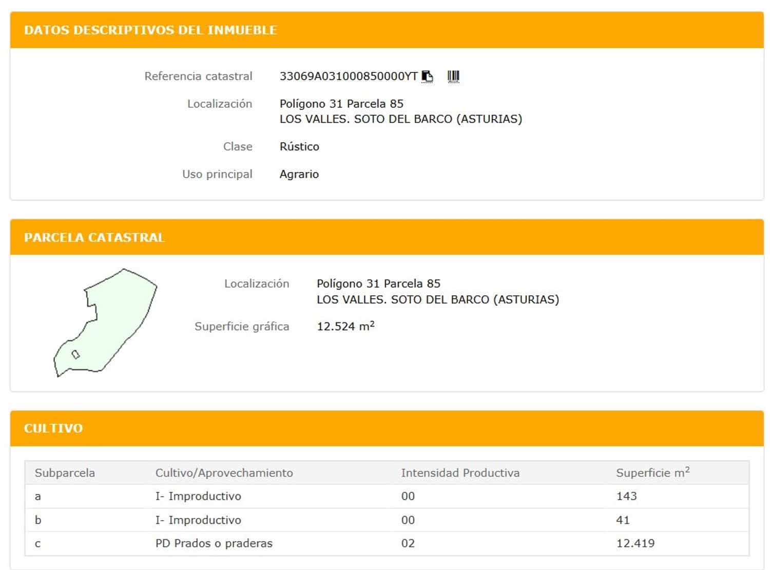 Finca/Landehus til salg i Soto del Barco med garage - € 85.000 (Ref: 9560936)