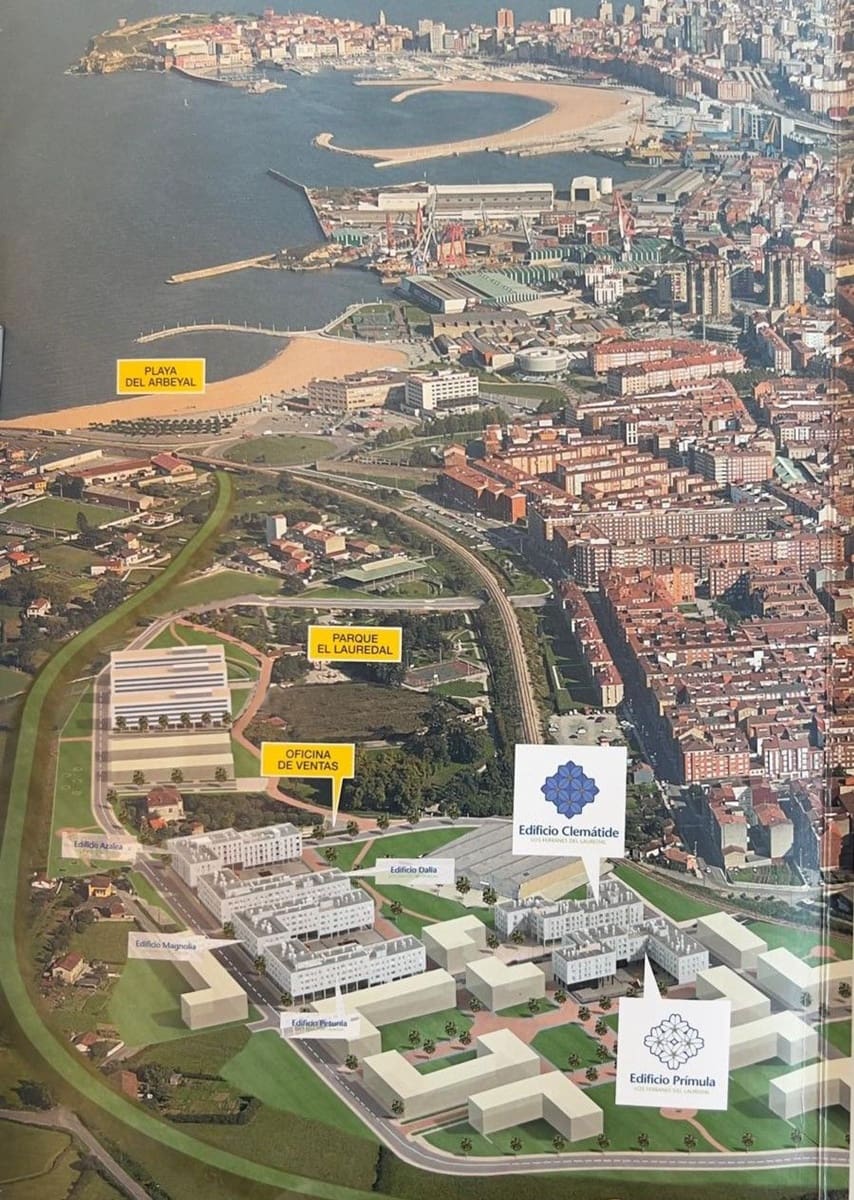 2 bedroom Apartment for sale in Gijon with garage - € 173,000 (Ref: 9568054)