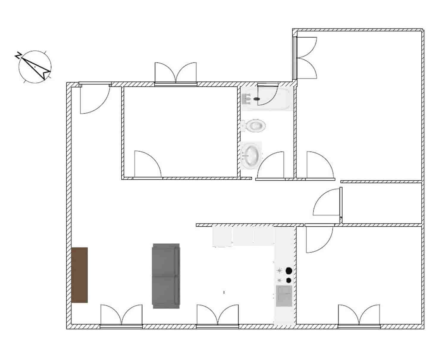 3 soveværelse Lejlighed til salg i Gijon med garage - € 183.000 (Ref: 9647777)