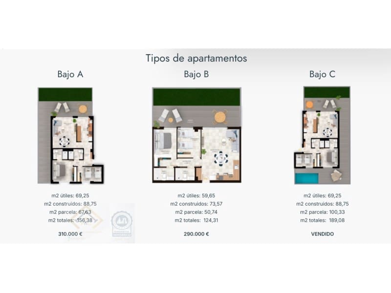 Apartment for sale in Finestrat with garage - € 425,000 (Ref: 9409923)