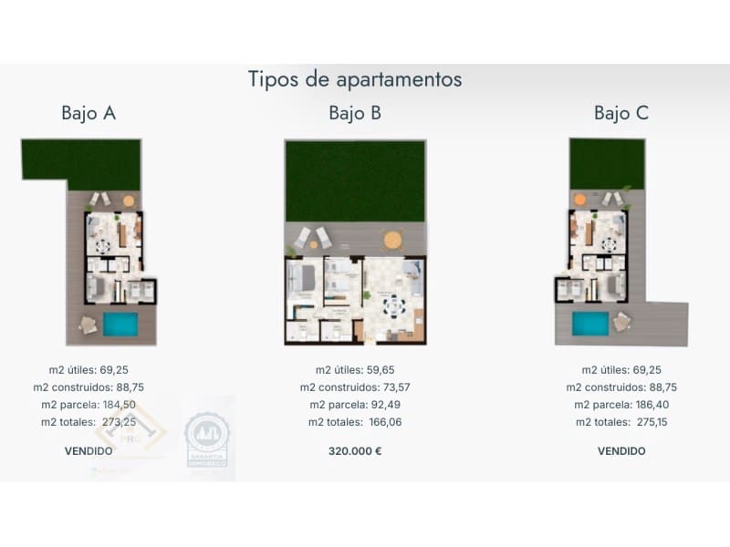 Apartment for sale in Finestrat with garage - € 425,000 (Ref: 9409923)