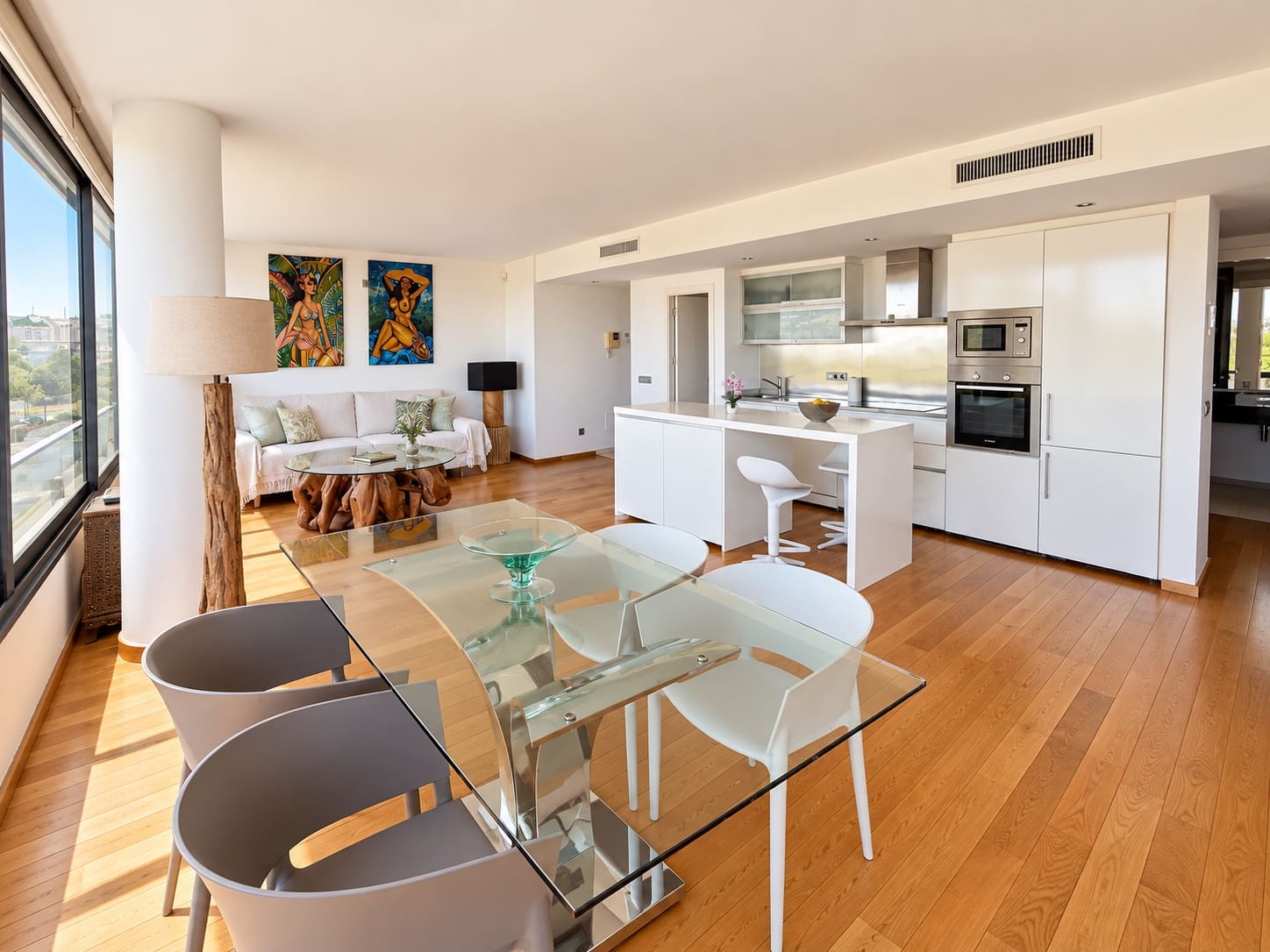 2 quarto Apartamento para arrendar em Ibiza / Eivissa cidade com garagem - 3 500 € (Ref: 10077305)
