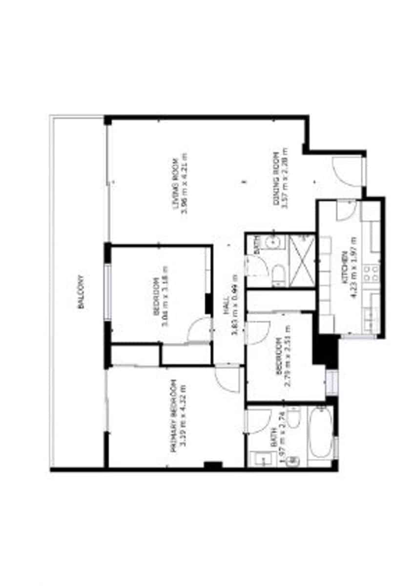 3 bedroom Apartment for sale in Ibiza / Eivissa town with pool garage - € 770,000 (Ref: 8840611)