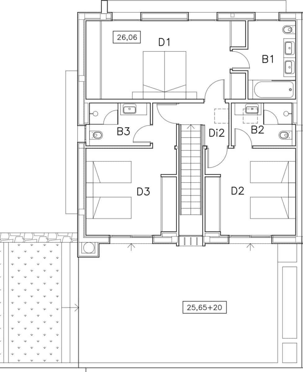 3 soveværelse Byhus til leje i Nuestra Senora de Jesus med swimmingpool garage - € 7.000 (Ref: 8912596)