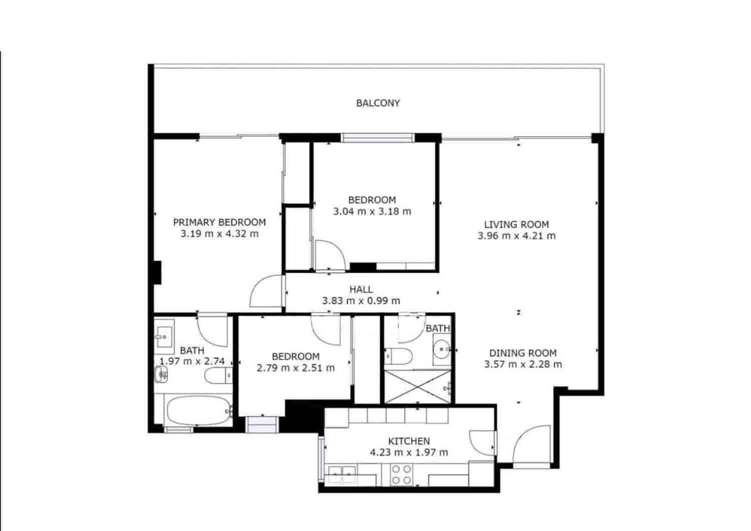 3 bedroom Apartment for rent in Ibiza / Eivissa town with pool garage - € 3,500 (Ref: 9325920)