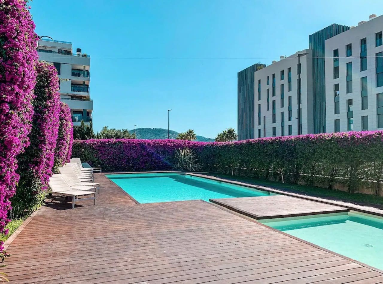 2 soveværelse Lejlighed til salg i Ibiza by med swimmingpool garage - € 730.000 (Ref: 9821373)