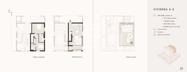 2 soveværelse Penthouse til salg i Ibiza by med garage - € 620.000 (Ref: 9126263)