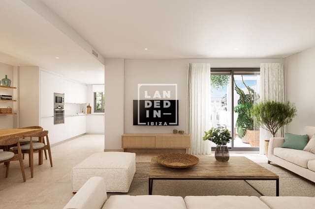 Piso de 3 habitaciones en Ibiza / Eivissa ciudad en venta con piscina garaje - 624.000 € (Ref: 9127273)