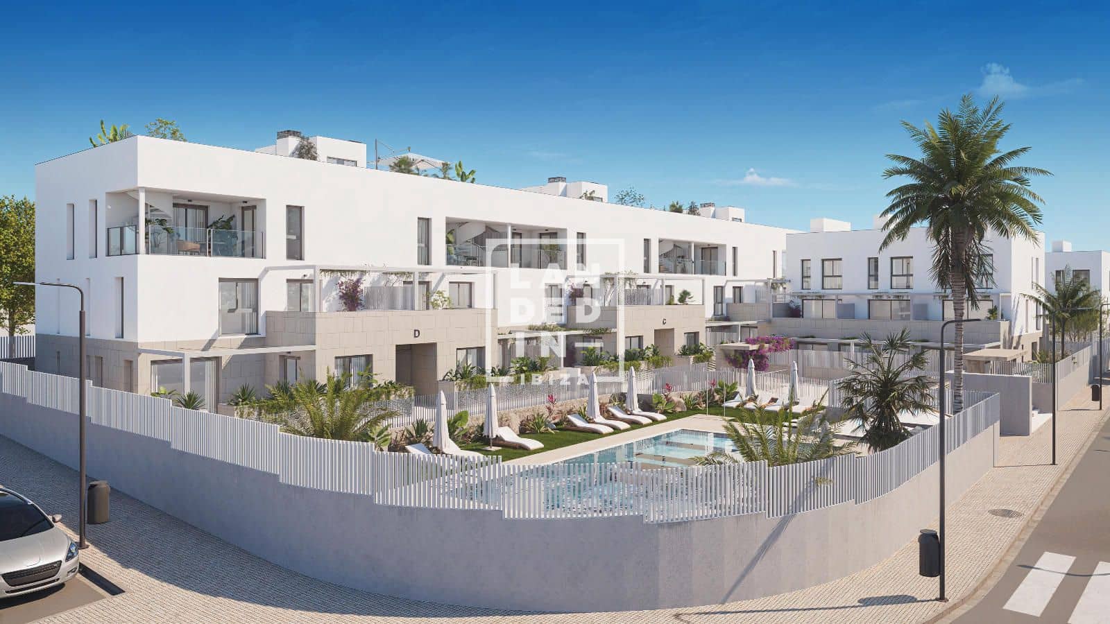 2 soverom Penthouse til salgs i Ibiza by med svømmebasseng garasje - € 698 000 (Ref: 9127275)
