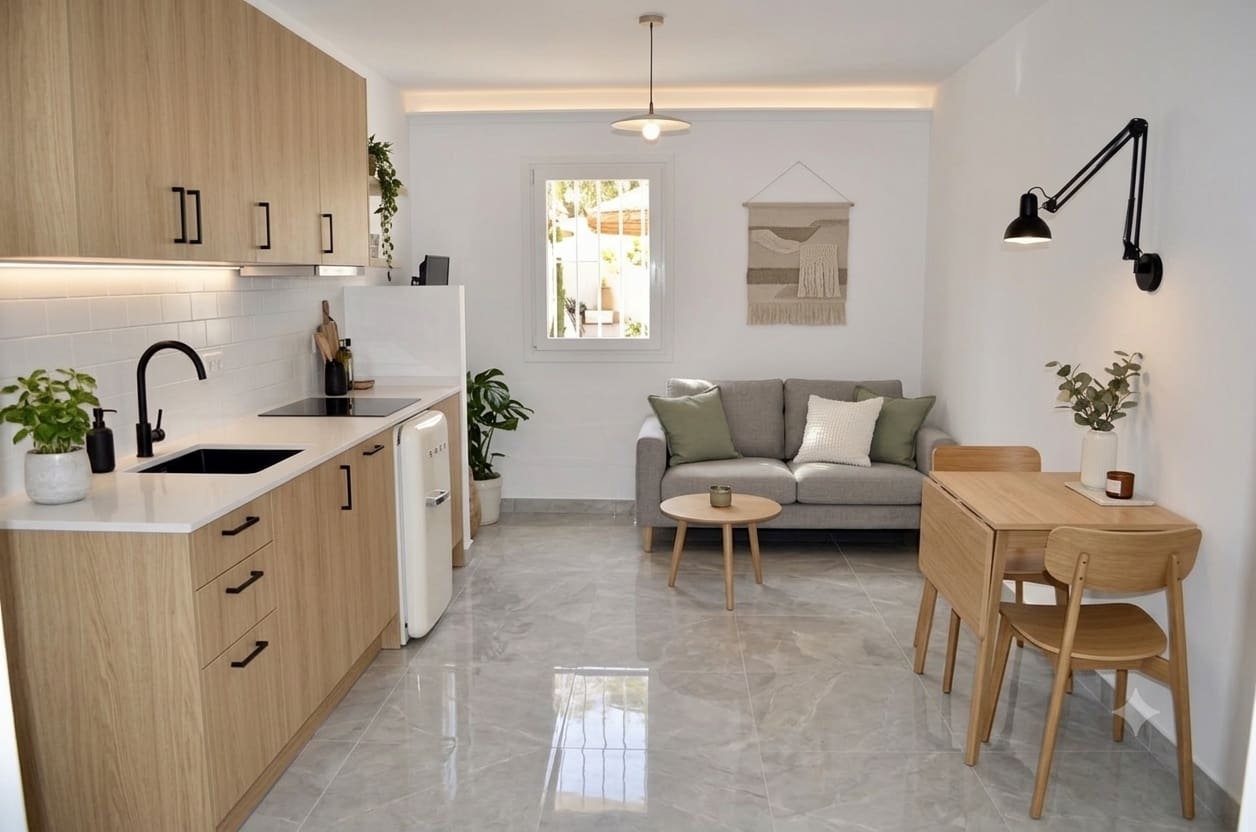 1 Zimmer Apartment zu vermieten in Torrevieja mit Pool - 750 € (Ref: 9923241)