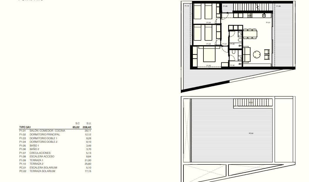 2 Zimmer Reihenhaus zu verkaufen in Los Balcones - 259.000 € (Ref: 10035843)