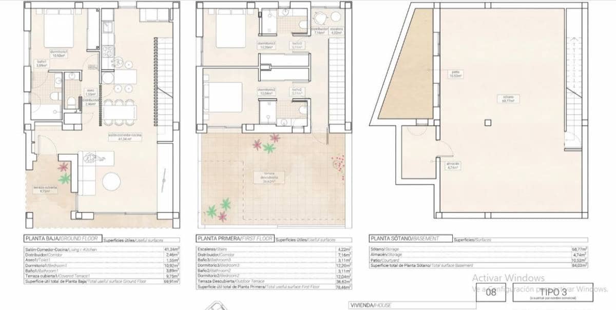 3 quarto Moradia para venda em Hondon de las Nieves - 357 250 € (Ref: 10035844)