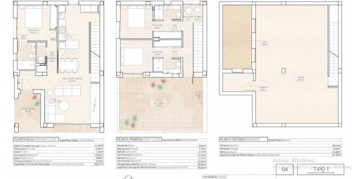 3 quarto Moradia para venda em Hondon de las Nieves - 357 250 € (Ref: 10035844)