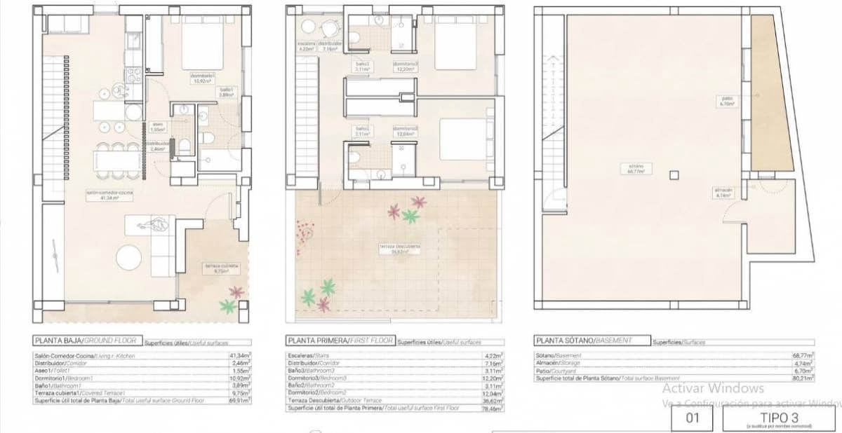 3 quarto Moradia para venda em Hondon de las Nieves - 357 250 € (Ref: 10035844)