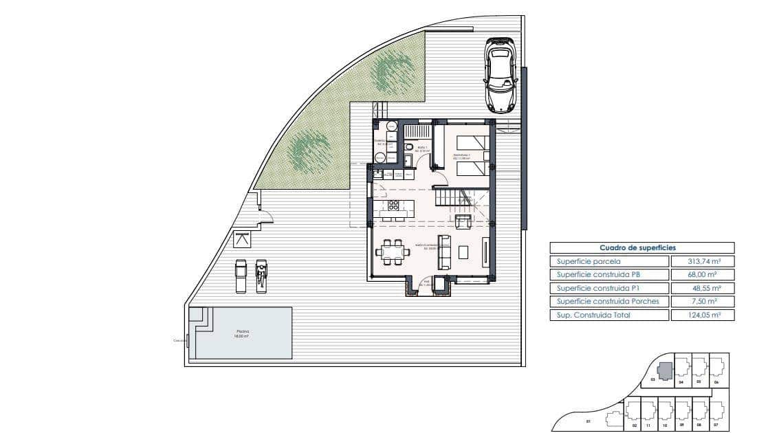 3 makuuhuone Huvila myytävänä paikassa Los Montesinos - 469 999 € (Ref: 10035877)