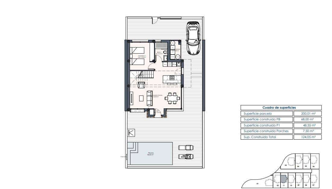 3 makuuhuone Huvila myytävänä paikassa Los Montesinos - 469 999 € (Ref: 10035877)
