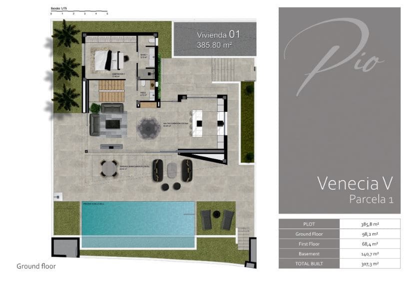 3 bedroom Villa for sale in Polop with garage - € 725,000 (Ref: 10035887)