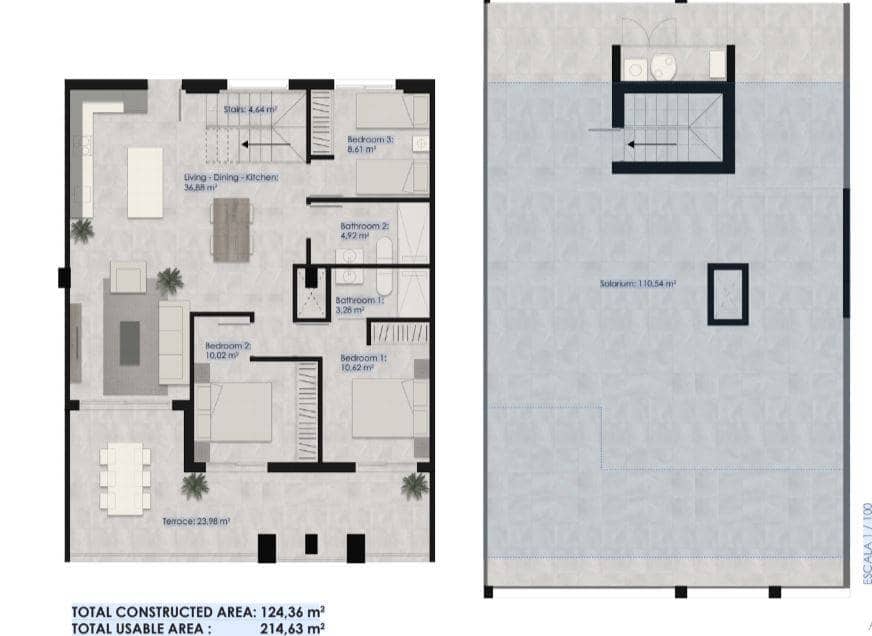 2 soveværelse Lejlighed til salg i Torrevieja - € 295.000 (Ref: 7307781)