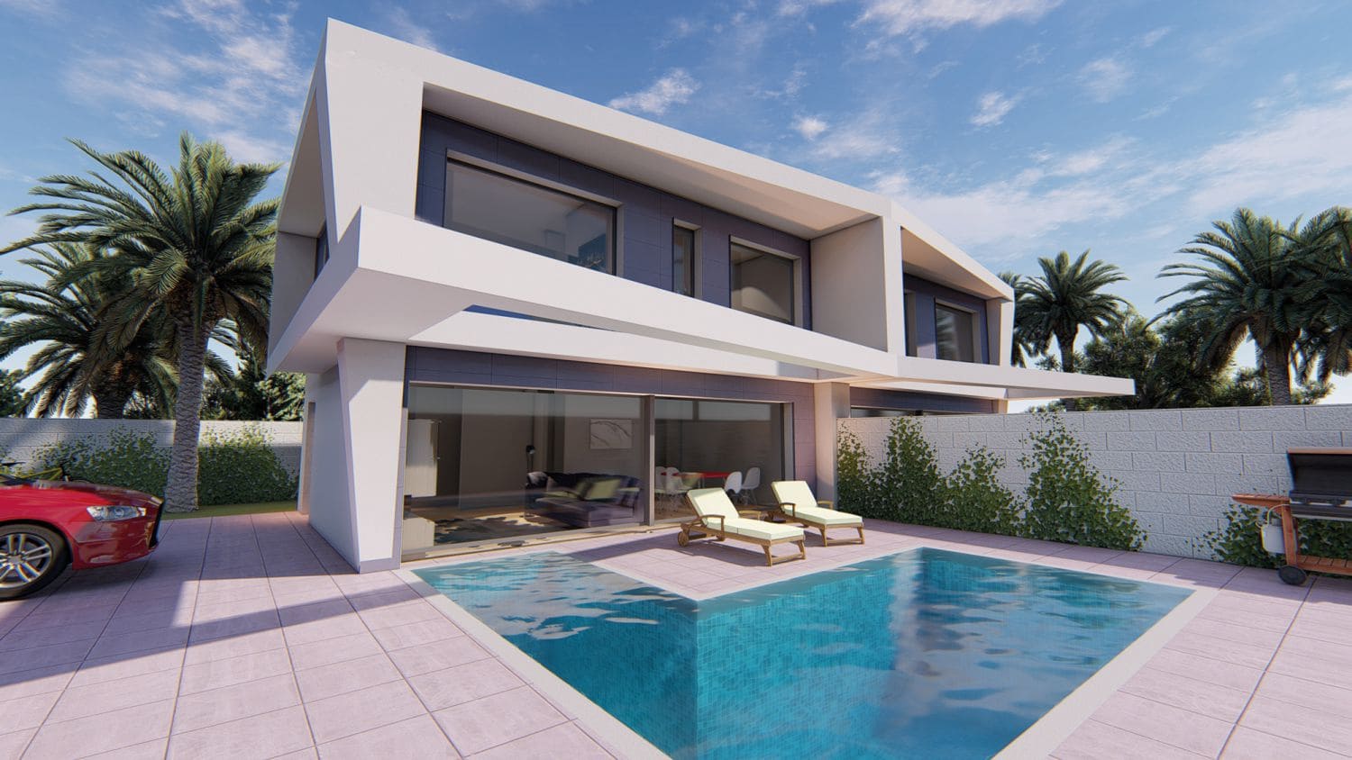 3 makuuhuone Huvila myytävänä paikassa Gran Alacant - 289 000 € (Ref: 8677695)