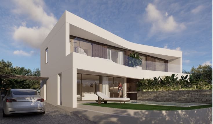 3 makuuhuone Huvila myytävänä paikassa Gran Alacant - 289 000 € (Ref: 8677695)