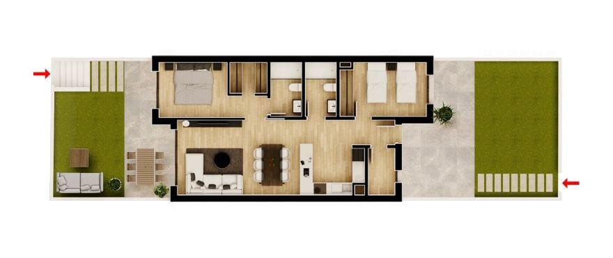 2 bedroom Apartment for sale in Monforte del Cid with garage - € 270,000 (Ref: 9588009)