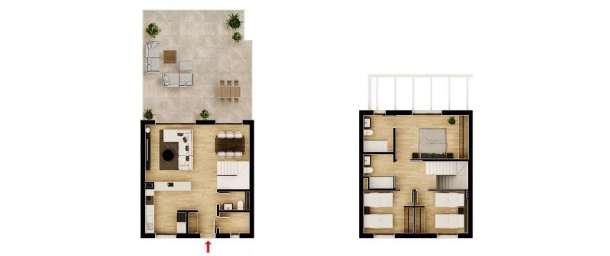 2 bedroom Apartment for sale in Monforte del Cid with garage - € 270,000 (Ref: 9588009)