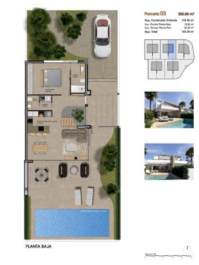 3 sypialnia Willa na sprzedaż w Monforte del Cid - 489 000 € (Ref: 9588011)