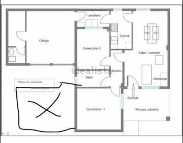 3 makuuhuone Maalaistalo myytävänä paikassa Albatera - 145 000 € (Ref: 9590946)