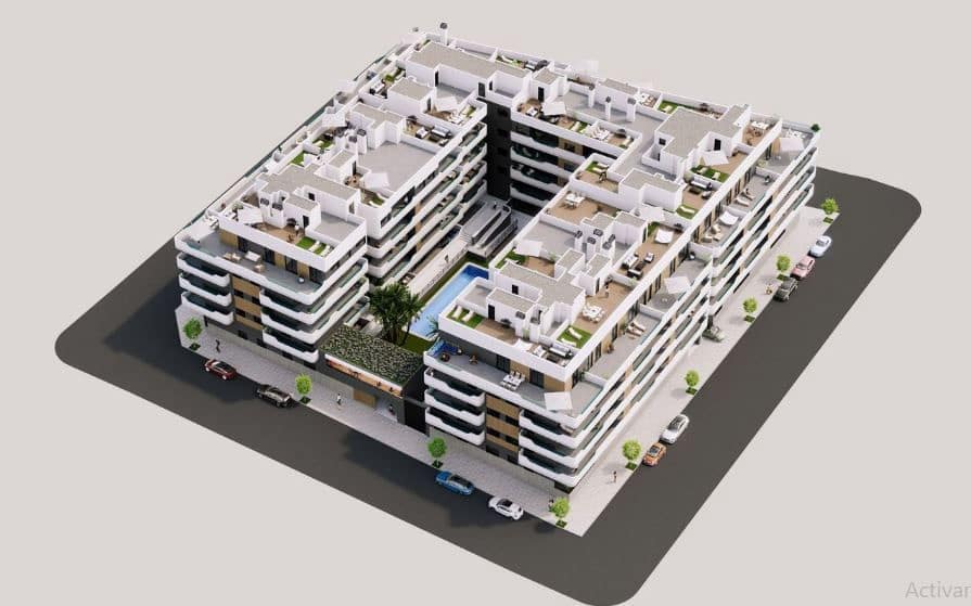 3 makuuhuone Huoneisto myytävänä paikassa Santa Pola - 230 000 € (Ref: 9590965)