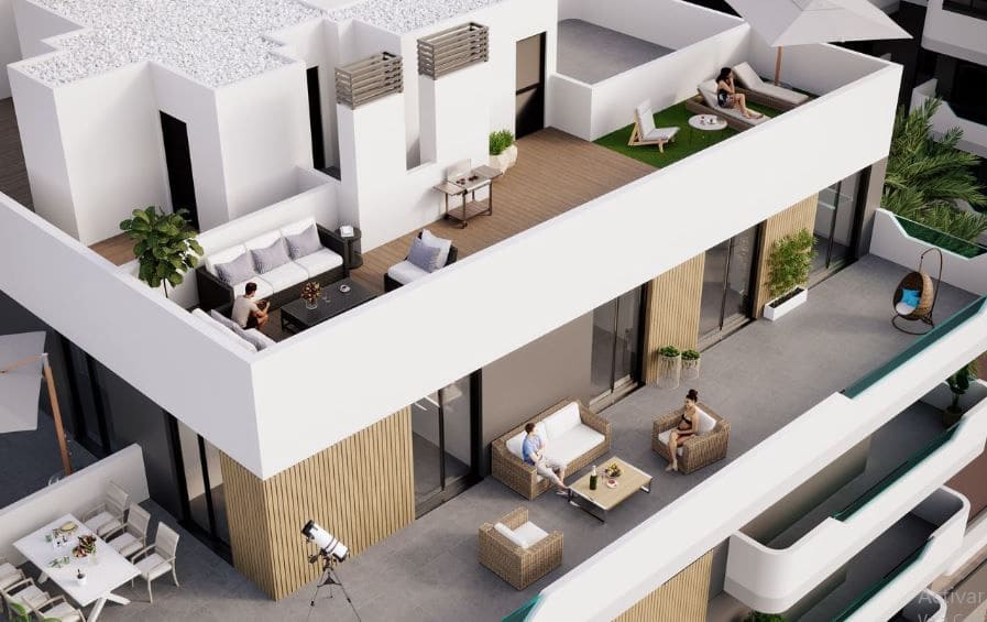 3 makuuhuone Huoneisto myytävänä paikassa Santa Pola - 230 000 € (Ref: 9590965)