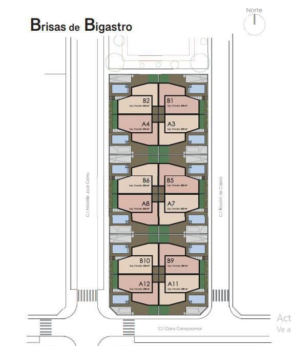 3 makuuhuone Huvila myytävänä paikassa Bigastro mukana 
autotalli - 328 000 € (Ref: 9644915)