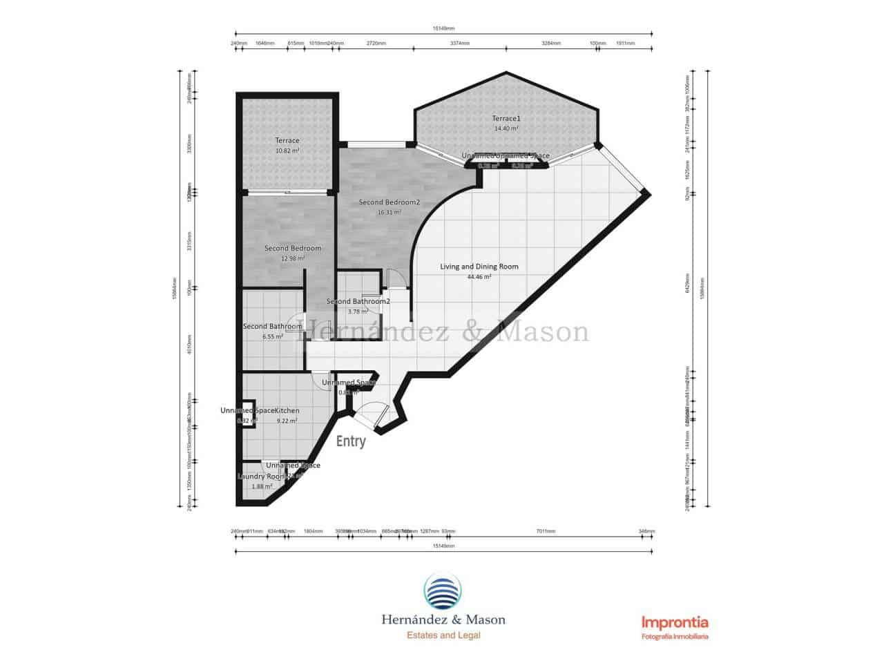 3 soverom Penthouse til salgs i Benalmadena med svømmebasseng garasje - € 1 300 000 (Ref: 7879833)