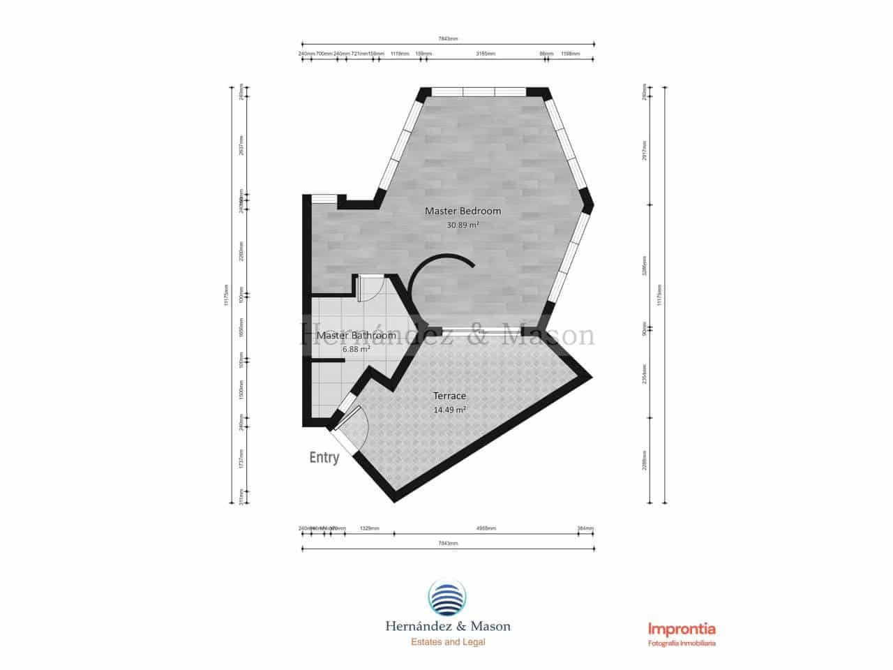 3 soverom Penthouse til salgs i Benalmadena med svømmebasseng garasje - € 1 300 000 (Ref: 7879833)