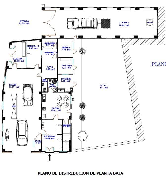 4 sovrum Finca/Hus på landet till salu i Montillana med garage - 199 900 € (Ref: 9395967)