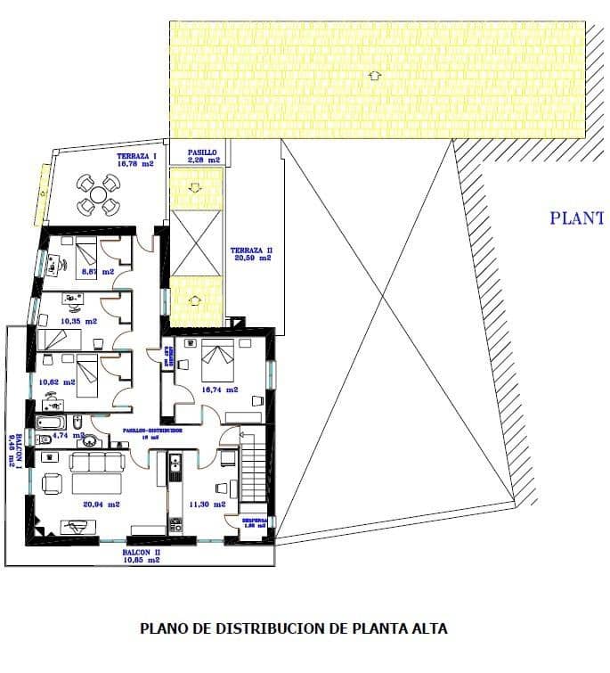 4 sovrum Finca/Hus på landet till salu i Montillana med garage - 199 900 € (Ref: 9395967)