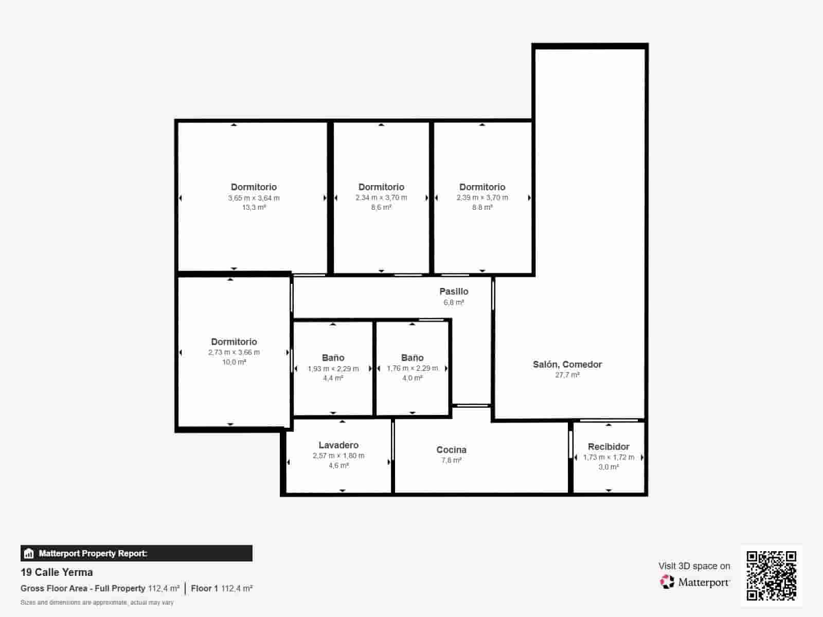 4 Zimmer Wohnung zu verkaufen in Granada Stadt mit Garage - 297.000 € (Ref: 9419716)