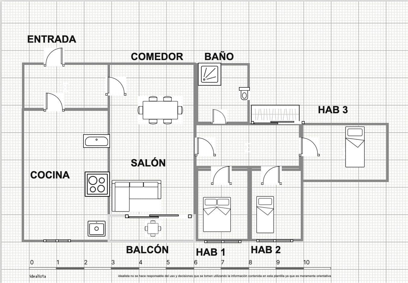 Piso de 3 habitaciones en Granada ciudad en venta con garaje - 135.000 € (Ref: 9422397)