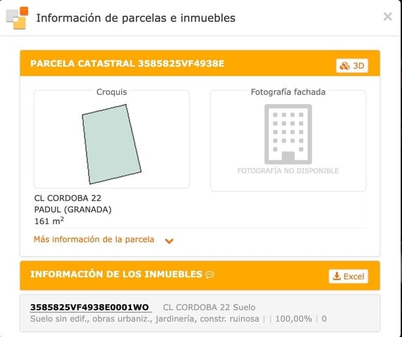 Bouwgrond te koop in Padul - € 51.520 (Ref: 9434953)