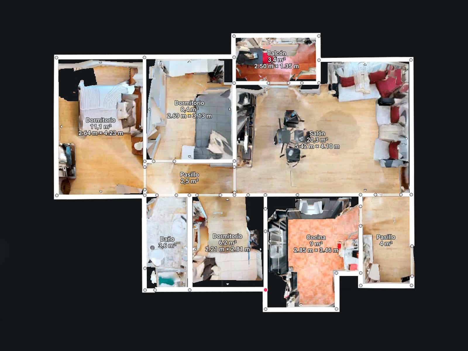 3 camera da letto Appartamento in vendita in Granada citta - 280.000 € (Rif: 9470674)