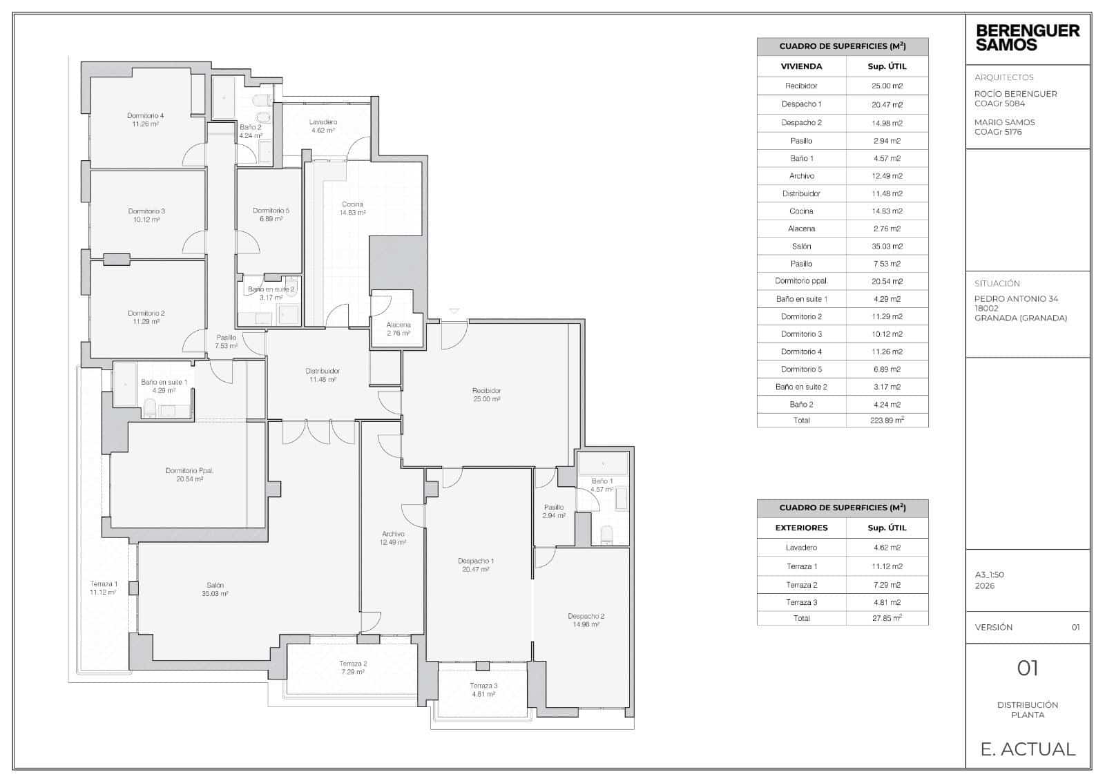 7 soverom Leilighet til salgs i Granada by med garasje - € 850 000 (Ref: 9604954)