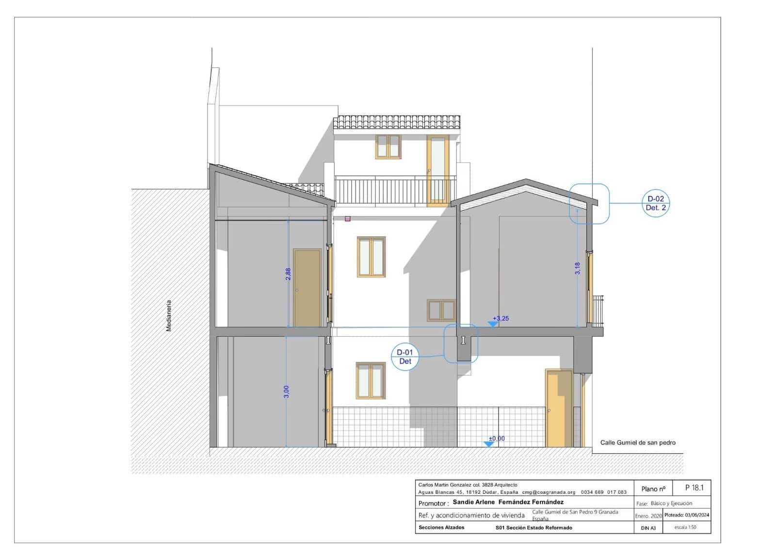 2 slaapkamer Rijtjeshuis te koop in Granada stad - € 210.000 (Ref: 9627470)