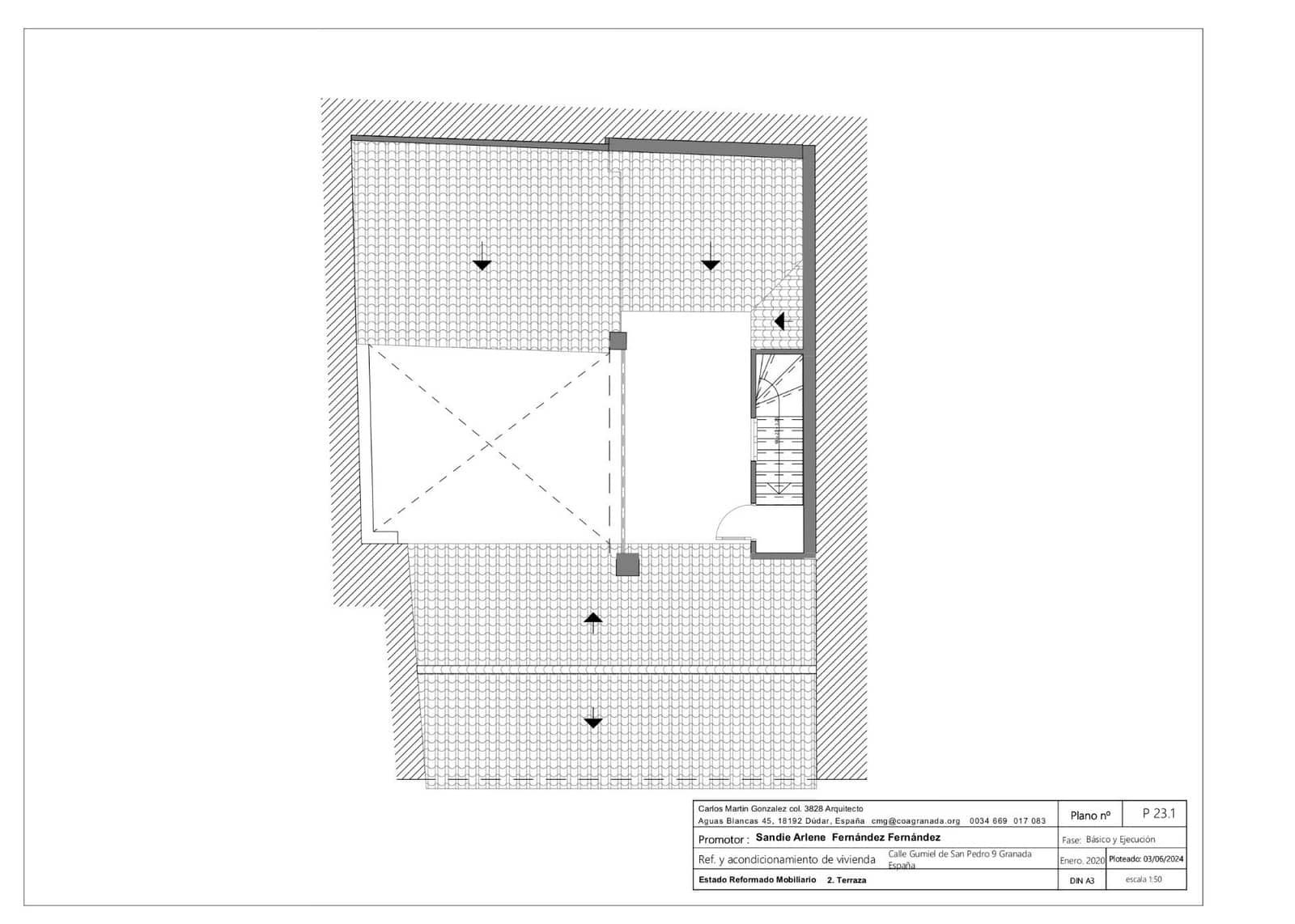 2 slaapkamer Rijtjeshuis te koop in Granada stad - € 210.000 (Ref: 9627470)