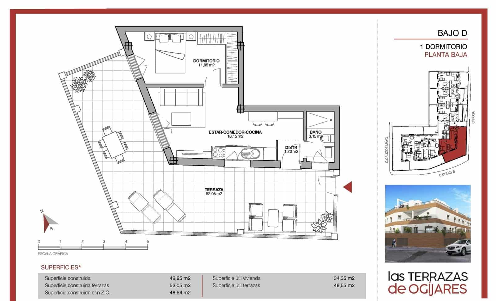 2 bedroom Apartment for sale in Ogijares with garage - € 210,000 (Ref: 9651933)